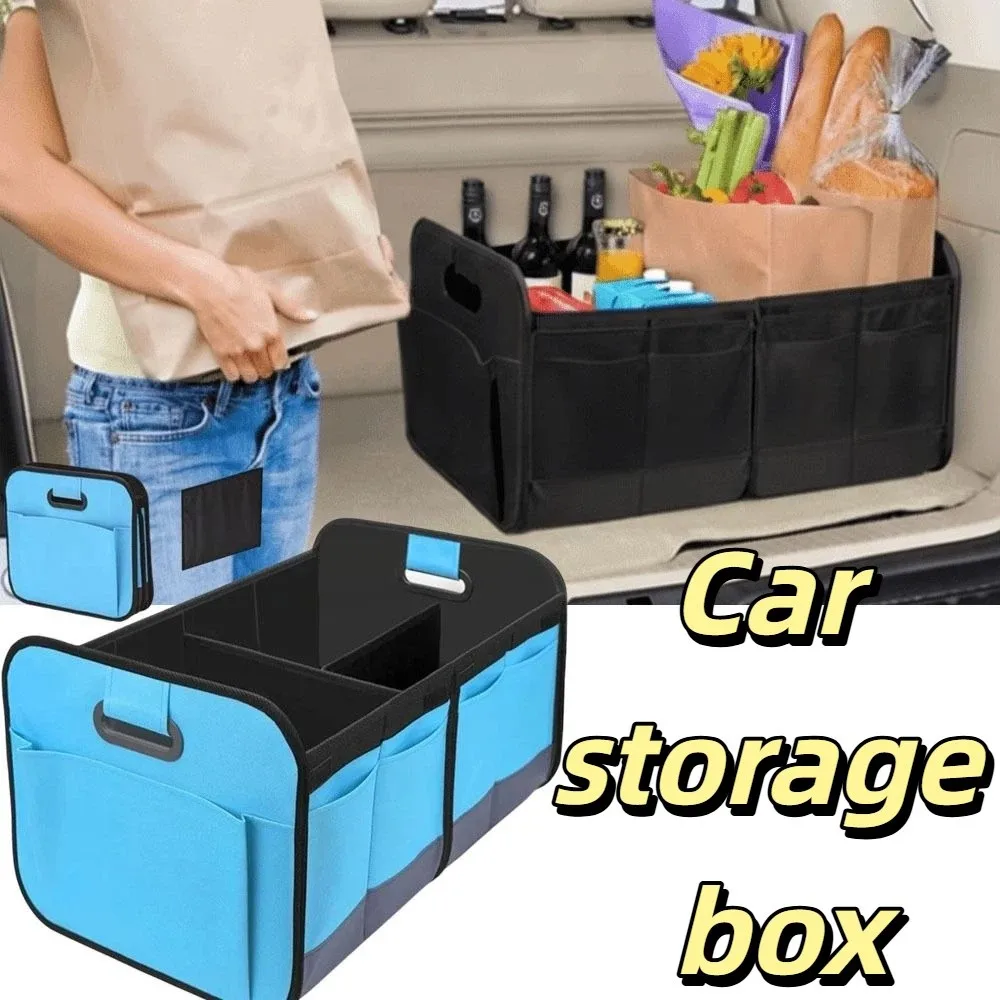 

Foldable Car Trunk Organizer Folding Waterproof Car Trunk Storage Bag Oxford Cloth Portable Auto Storage Bag Trucks