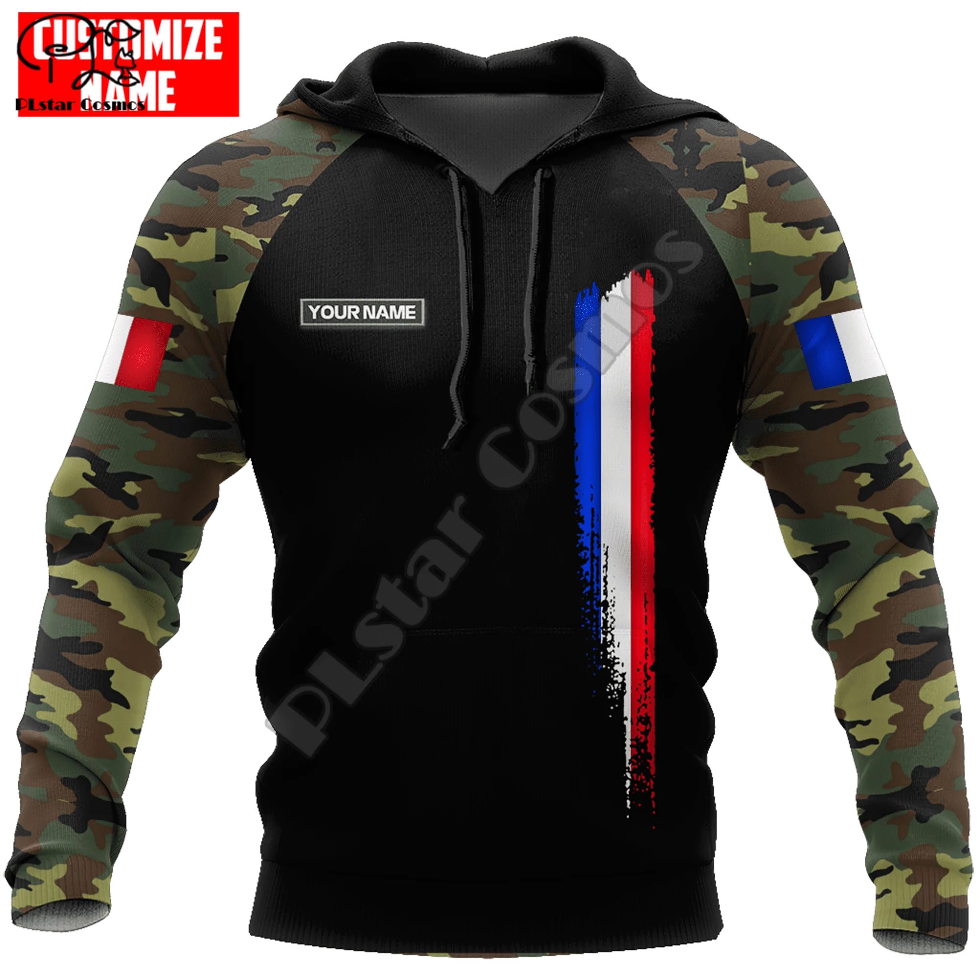 

PLstar Cosmos France Army 3D Printed 2022 New Fashion Hoodies Sweatshirts Zip Hoded For Men/Women Casual Streetwear Apparel F01