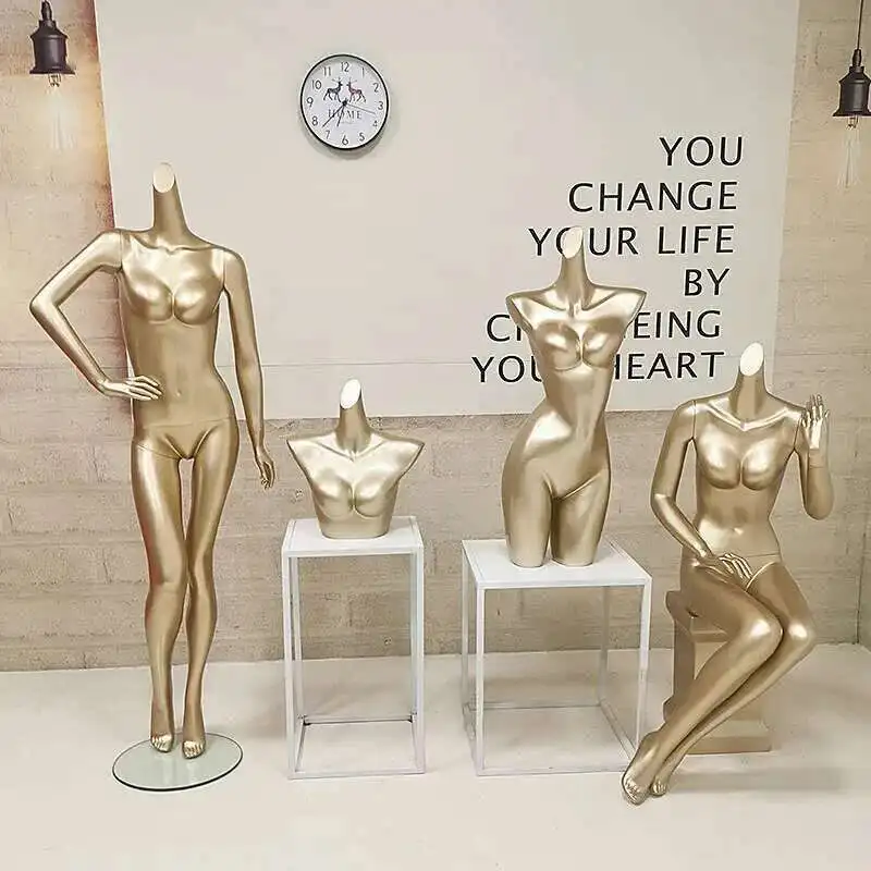 

Underwear Store Mannequins Window Display Female Half-length Mannequin for Women's Clothing Dummy Swimsuit Bust Mannequin Woman