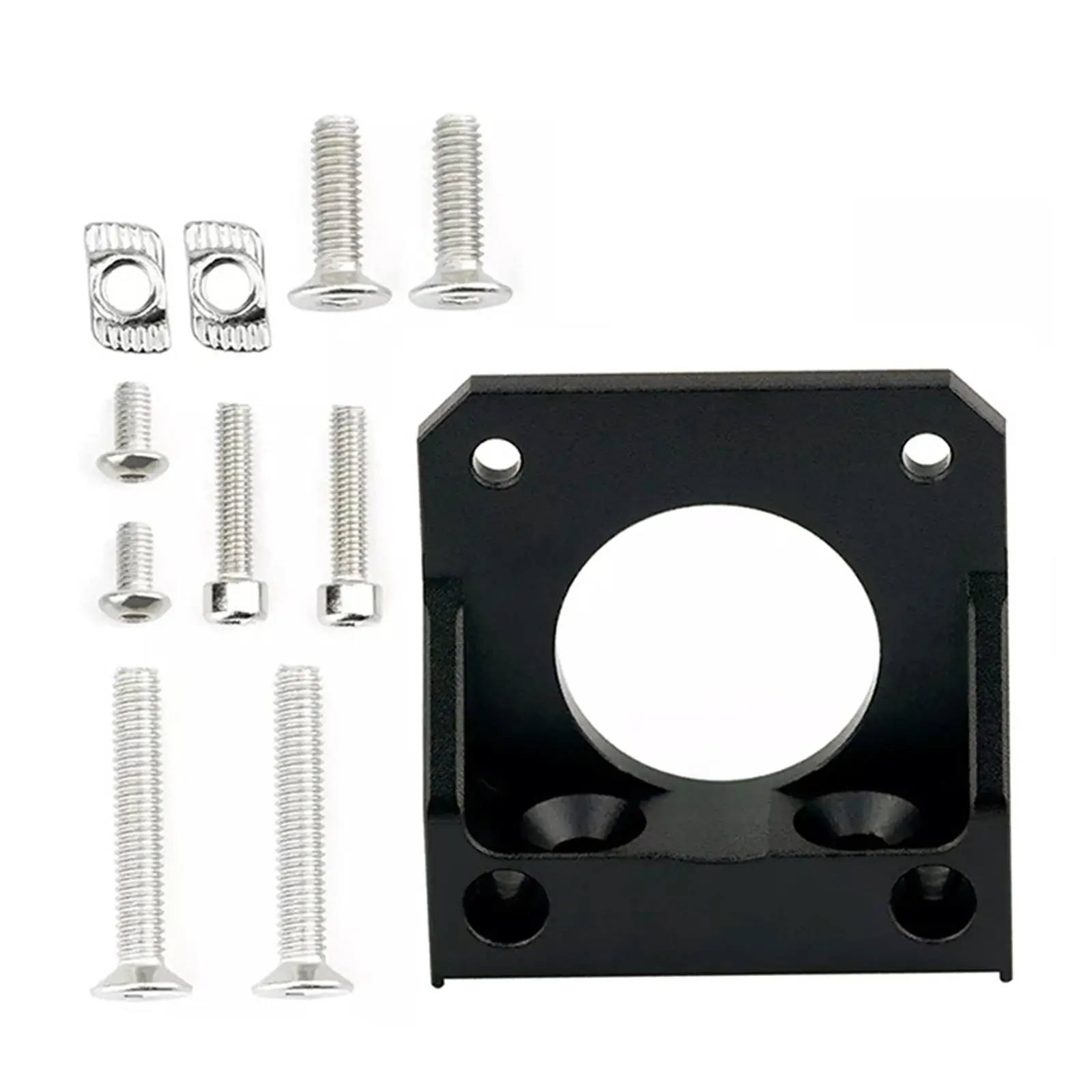 

Stepper Motor Mounting Plate Alloy L Bracket Mount Fixed with Screws Fixed Plate