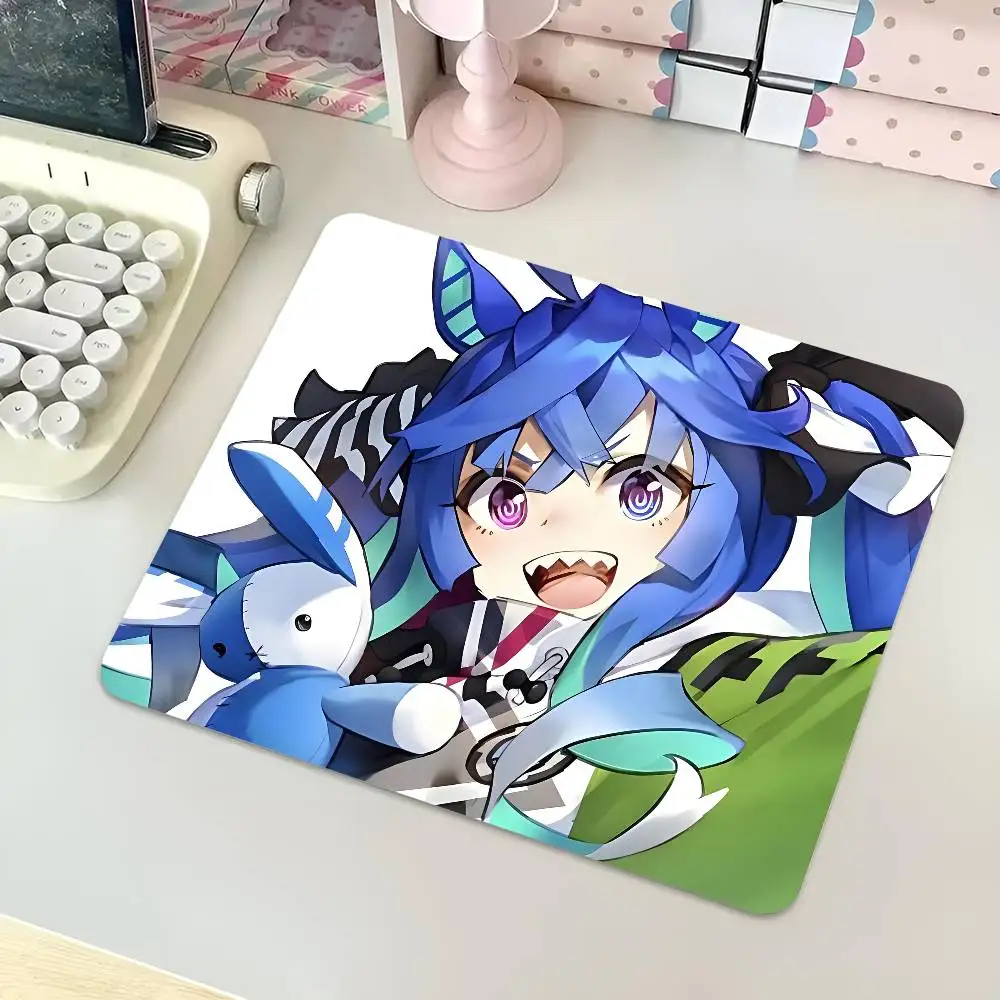 1pc Twin Turbo Anime Characters Small Mousepad Keyboard Pad Laptop Cushion Non-slip Deskpad
