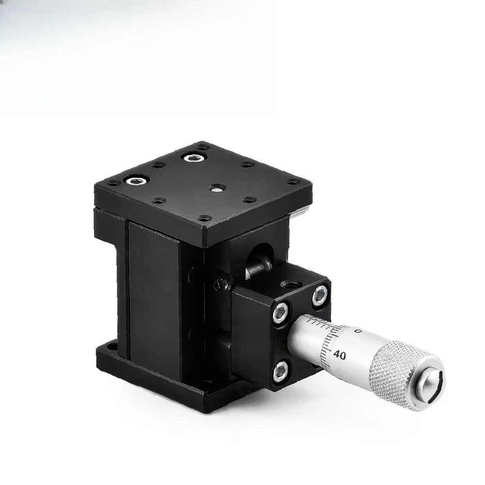 High Load Capacity Manual Lifting Platform Cross Roller Guides Aluminum Alloy Low Weight Linear Guide Blocks