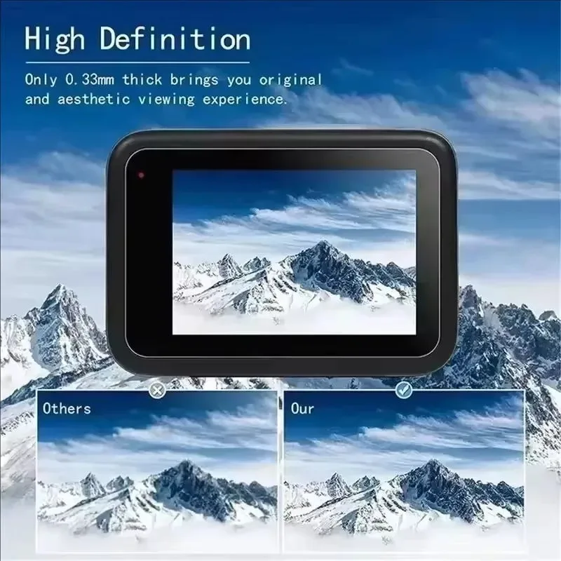 15in1 Front Back Screen Protectors for GoPro Hero 13 12 11 Tempered Glass Camera Protectors Lens Film for GoPro 10 9 Accessories - Image 2
