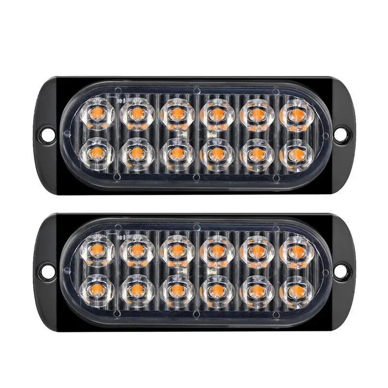 

DC 12/24V Car Truck Safety Urgent Always Bright Light Lamp Strobe Grille Flashing Lightbar Side Marker Light Turn Light