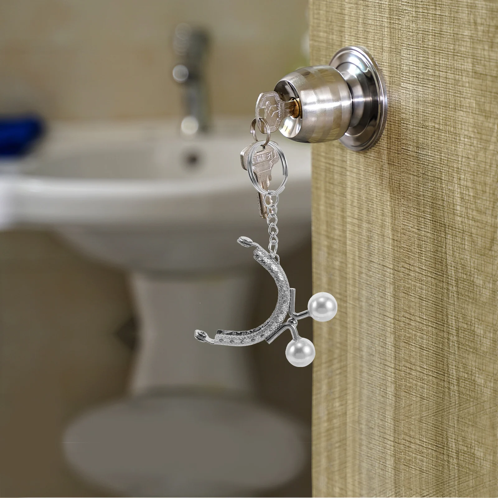 6 Stuks Parel Tas Sluiting Accessoires Portemonnee Lock Frame Retro Metalen Sluiting voor DIY Tas Maken Handgemaakte Clutch Portemonnee Frames