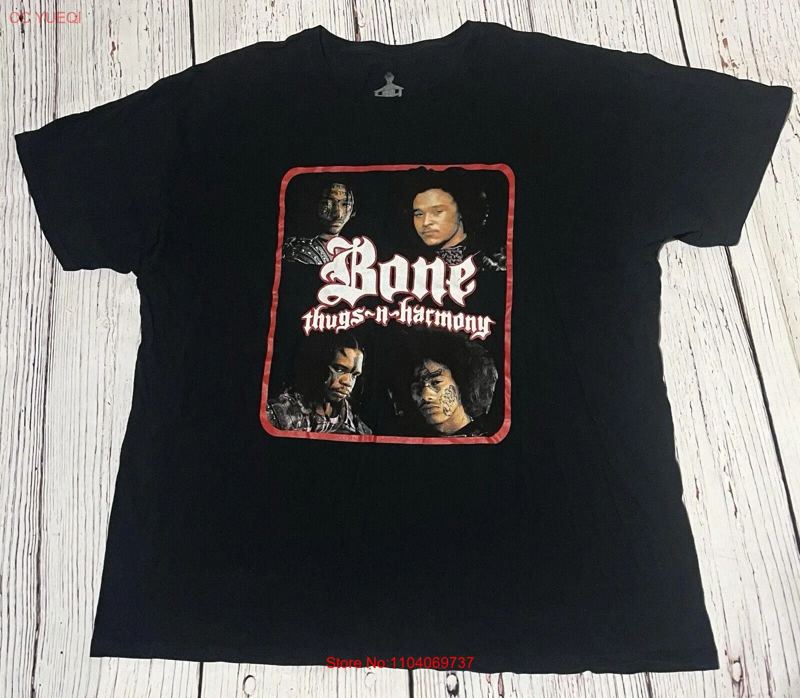 Bone Thugs N Harmony Portrait T-Shirt Mens XL Hip Hop Rap Music Official 90s Tee