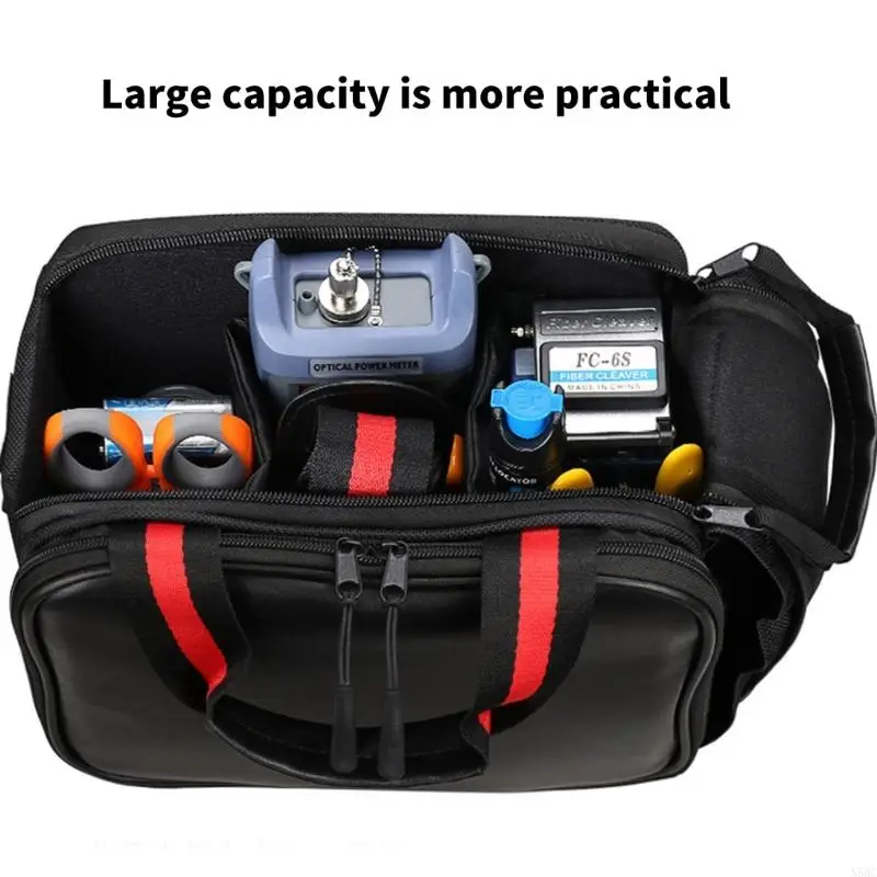 N58C FTTH Optical Fiber Tool Networks Tools Portable Storage Bag for Power Meter