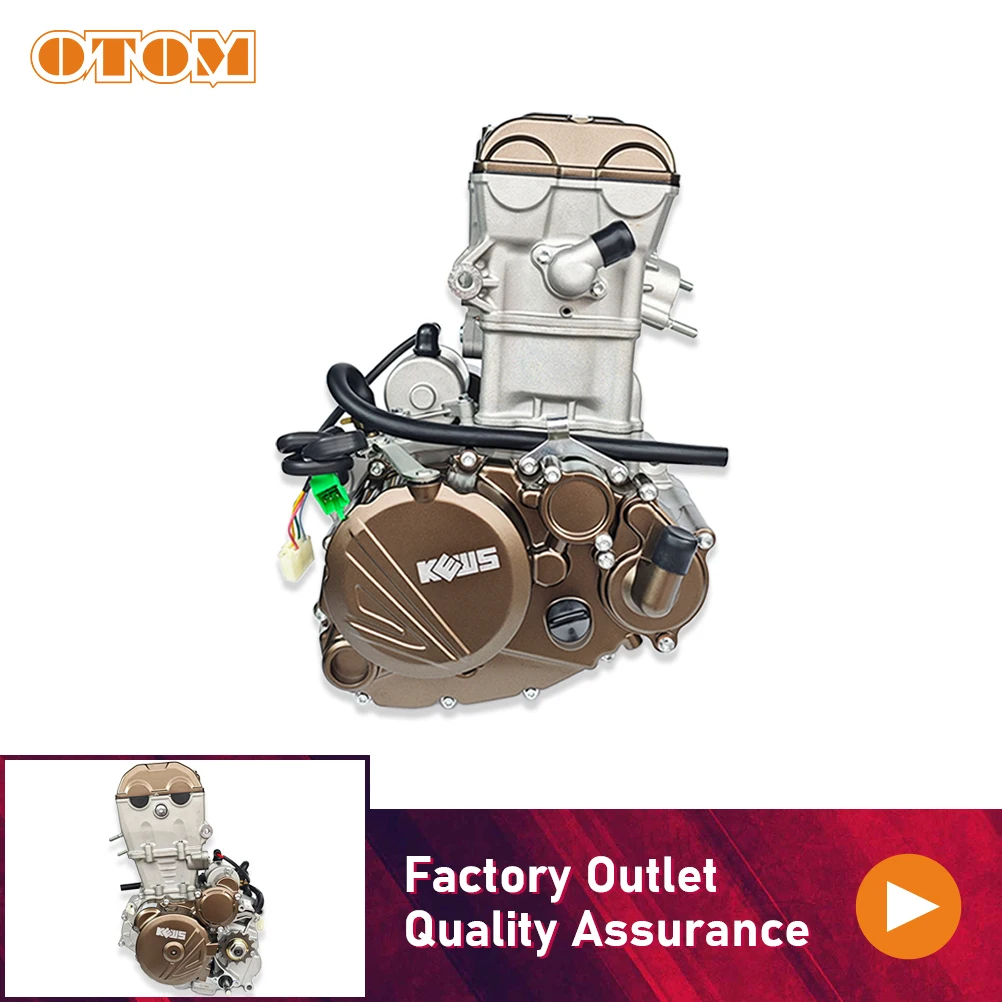 OTOM For KEWS Off-road Motorcycle Engine Assembly Loncin YBS300 DOHC Engine 300cc 4 Stroke Pit Bike Motocross Accessories ENGINE