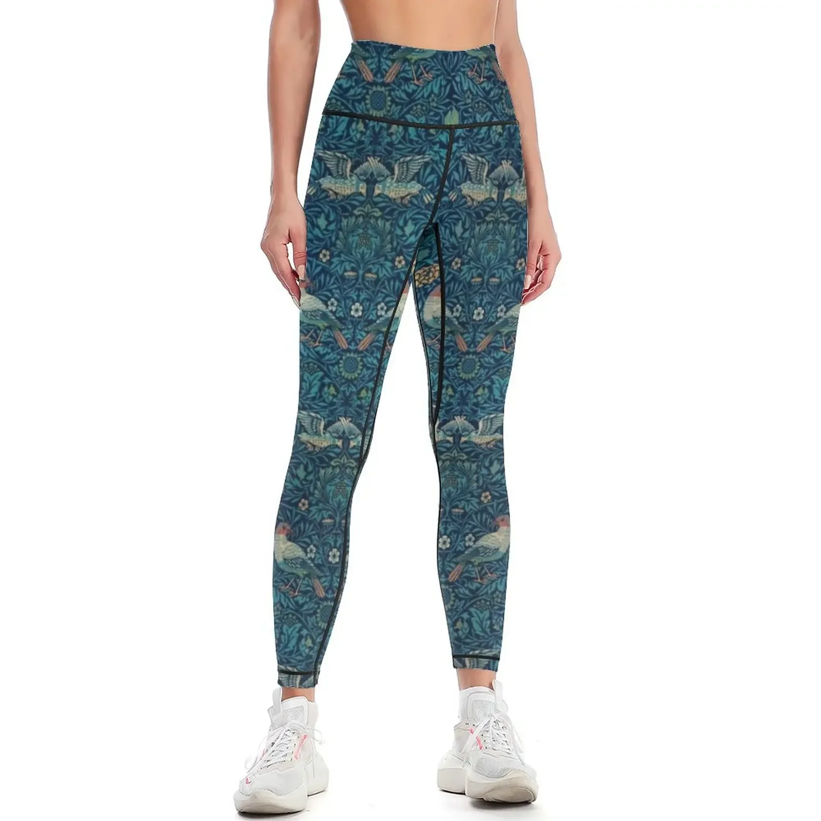 

Bird by William Morris, 1878 Leggings legging push up Women sports gym clothing Jogger pants Womens Leggings