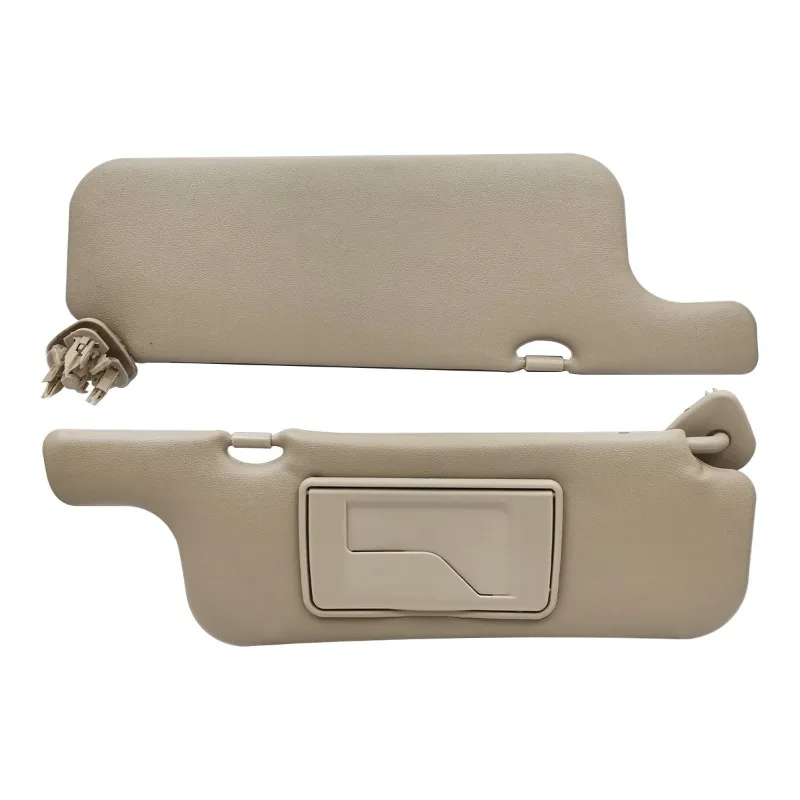 Car Sun Visor with Makeup Mirror, Interior Sun Shield Replacement Parts Fit 2003-2008
