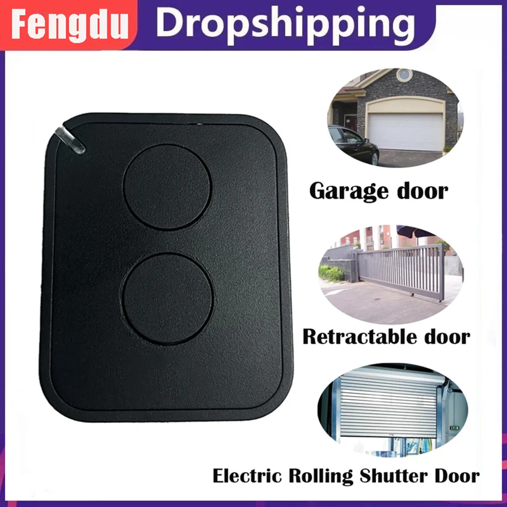 Garage Door Remote Control 433.92MHz Rolling Code For FL02RE FL04RE Wireless Handheld Control 433mhz Garage Door Opener