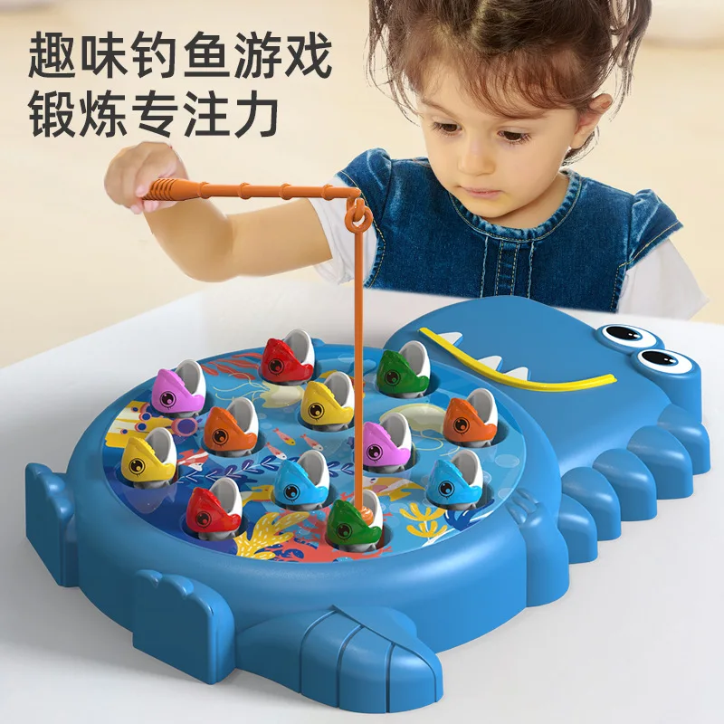 

1/2PCS Magnetic Fishing Rod Toy Set, Suitable for Infants and Toddlers, Montessori-Style Educational Rotating Gift Set