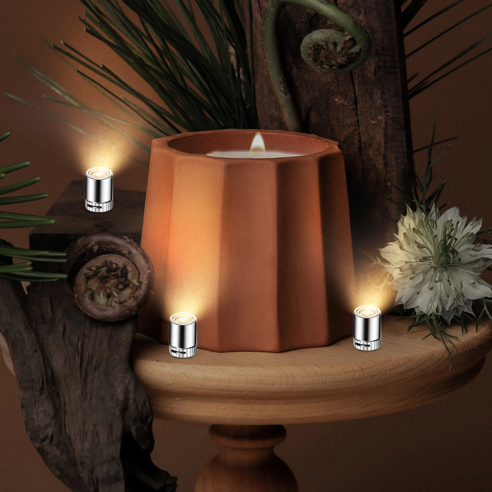 

24Pcs Mini LED Lights Micro Powered Warm Colorful Tiny Lights for Hand Craft DIY Night Display Small Pen Flashlight