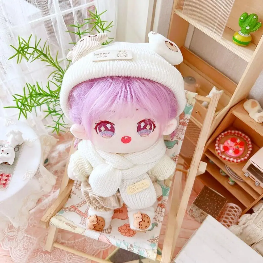 

Dog Doll Clothes 20cm 20cm Dolls Sweater Idol Dolls Scarf BJD Doll Clothes Hat Cute 20cm Doll Clothing Sweater Cotton Doll