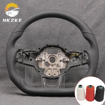 ゴルフ 7 7.5 GTI MK7 用ステアリングホイールは本革素材で作られており、シフトパドルカーアクセサリーを装備することができます