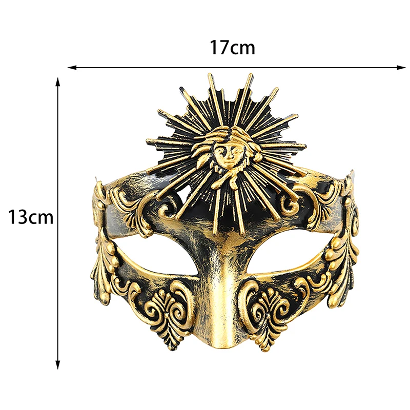 Romeinse Zonnegod Steampunk Phantom Maskerade Cosplay Masker Plastic Half Gezicht Mannen Vrouwen Punk Carnaval Halloween Rekwisieten Dansmasker