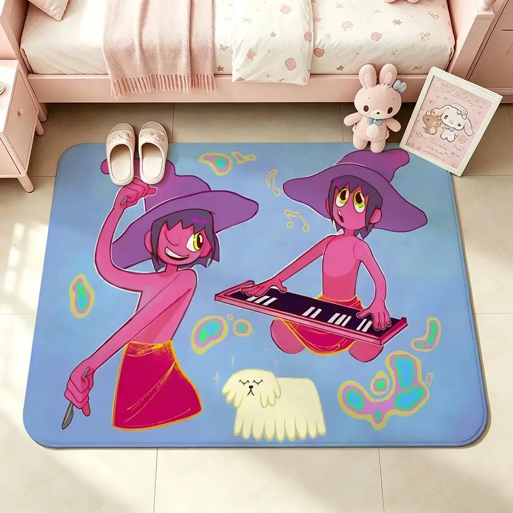 IP-The Midnight GospelS Floor Mat Bedroom Carpet, Bathroom Foot Mat, Doormat, Non-Slip Absorbent Multi-Use