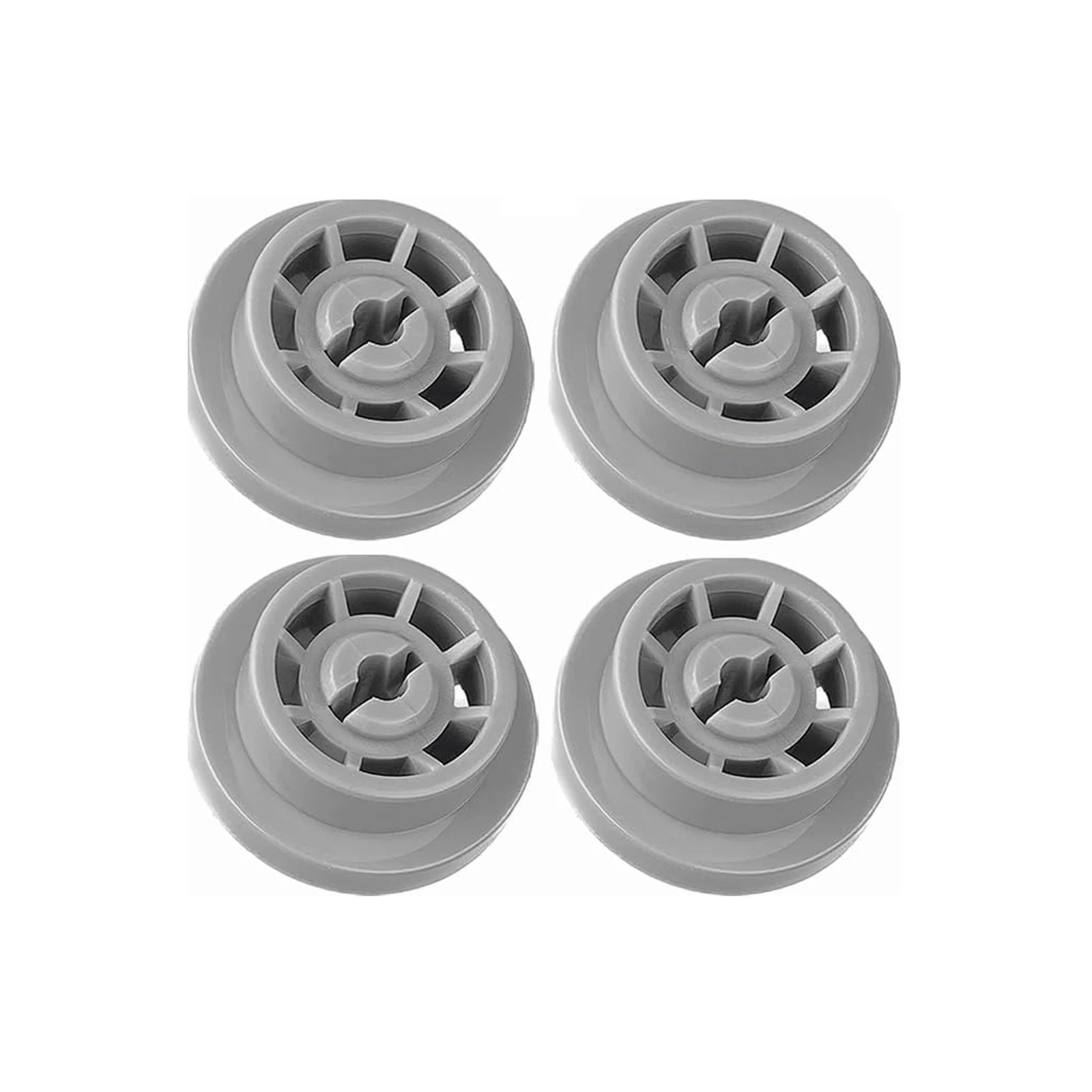 4Pack DD66-00023A DD61-00222A For Samsung Dishwasher Parts Rollers Bottom Rack Wheels - For Samsung Dishwasher Replacement Part