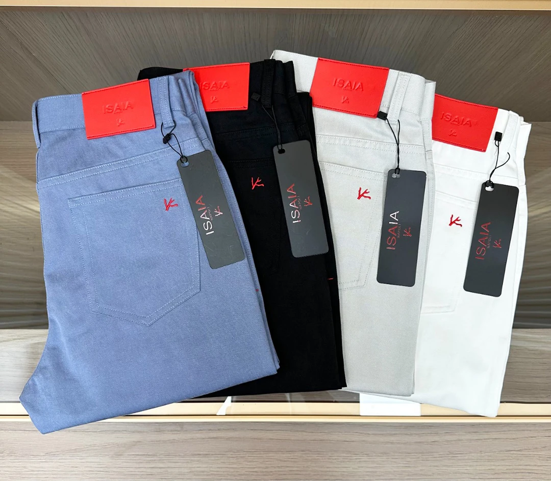 

Мужские джинсы BLLIYOSS 2025 FW, новые удобные повседневные эластичные высококачественные прямые длинные брюки, кожаная этикетка, размер 30-40, старые деньги