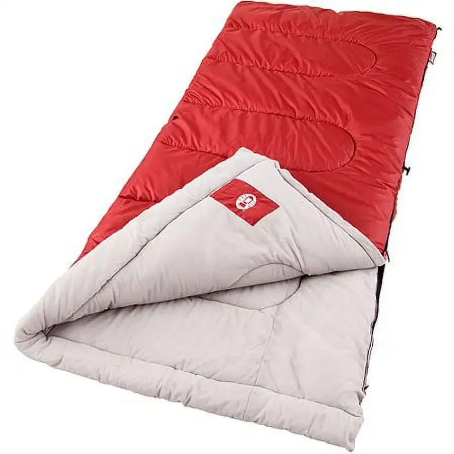 

Palmettto 30-Degree Cold Weather Rectangular Adult Sleeping Bag, Red