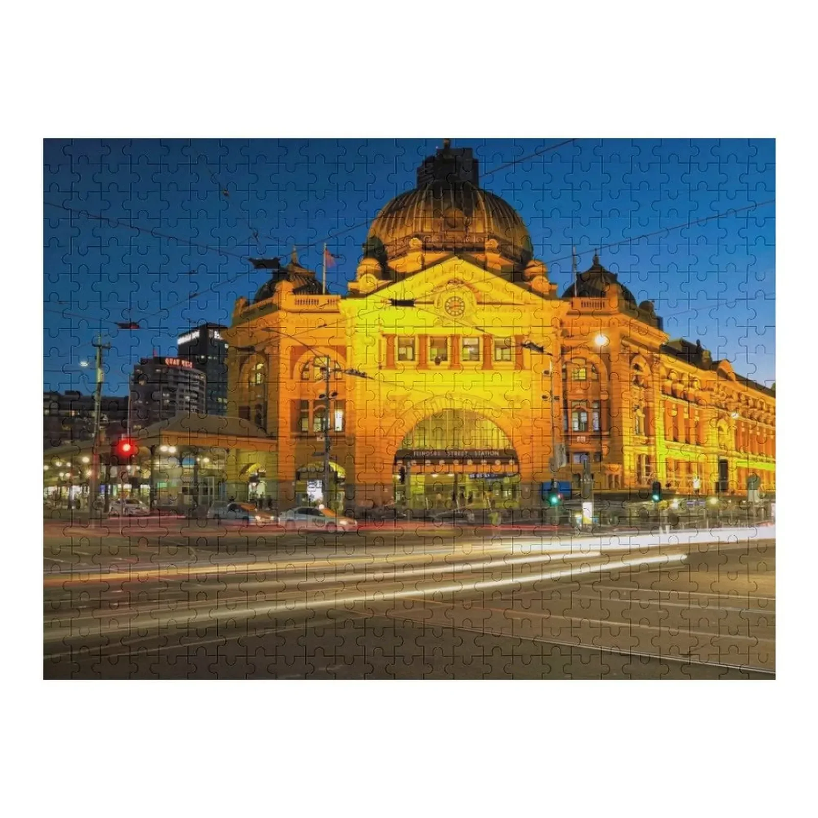

Flinders Street Station Пазл на заказ Детский подарок Рождественские подарки Масштабные моторы Пазл