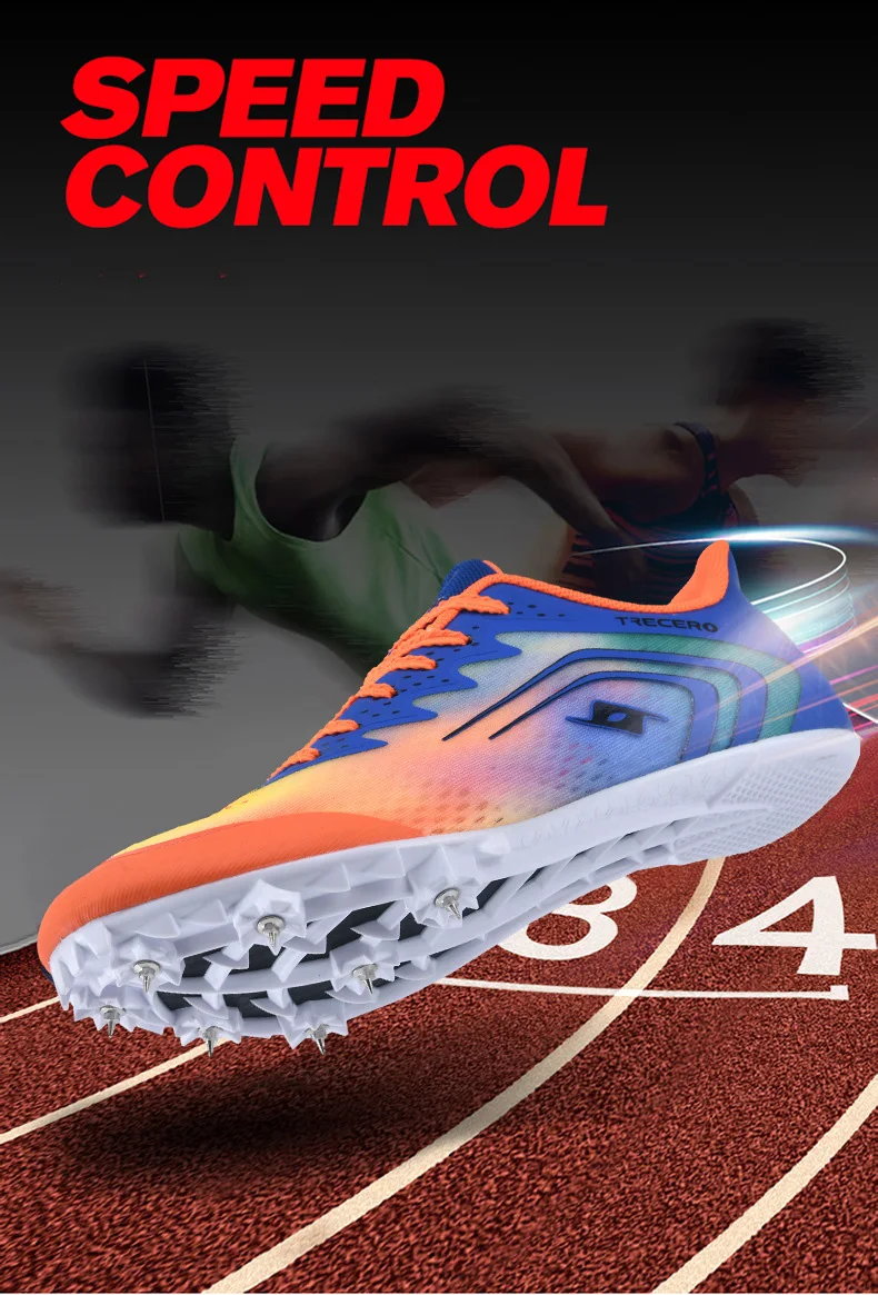 Neue Männer Leichtathletik Schuhe Spikes Mann der Frauen Outdoor Sport Leichtathletik Spikes Für Laufende Jungen Mädchen Training Nagel Schuhe Sneaker – Detail 4
