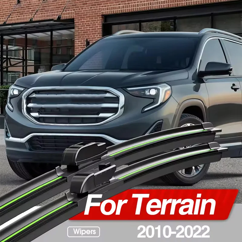 For GMC Terrain 2010-2022 Front Windshield Wiper Blades 2pcs Windscreen Window Accessories 2011 2014 2016 2017 2019 2021