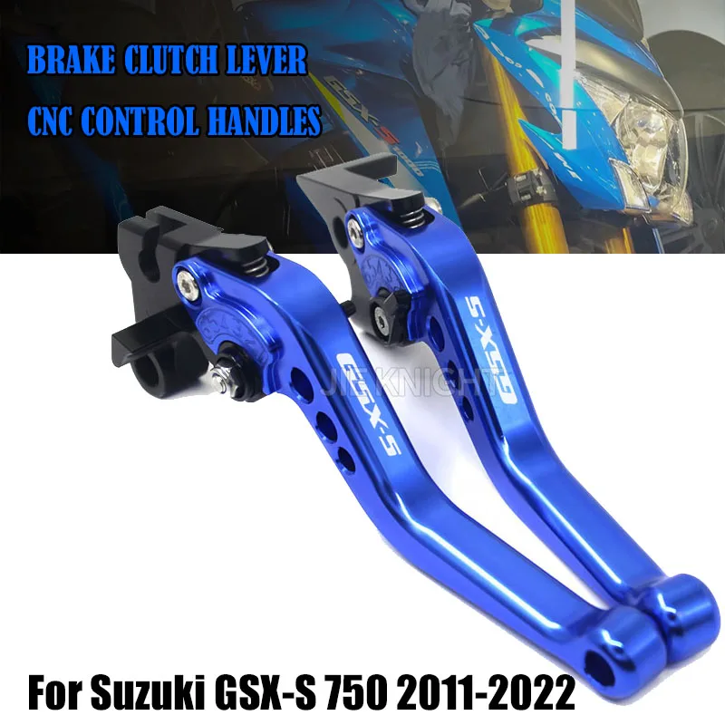 

Для Suzuki GSX-S750 GSXS750 2011-2022 аксессуары для мотоциклов с ЧПУ короткие тормозные рычаги сцепления набор регулируемых ручек