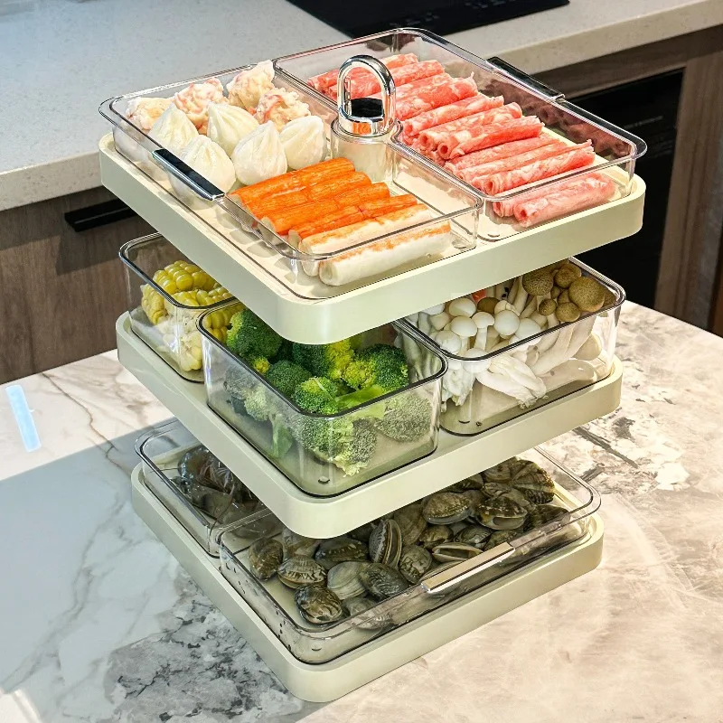 

Grid tray rack Multifunctional tray storage rack