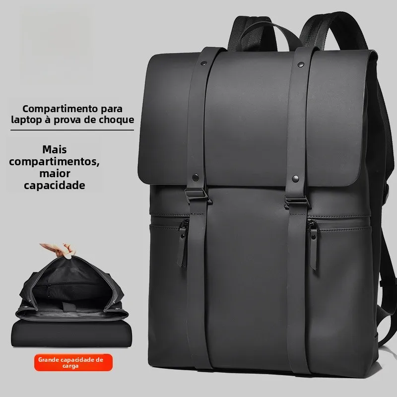 men's-large-capacity-leather-feel-casual-travel-computer-backpack-high-school-and-college-students-commuting-and-traveling-bag