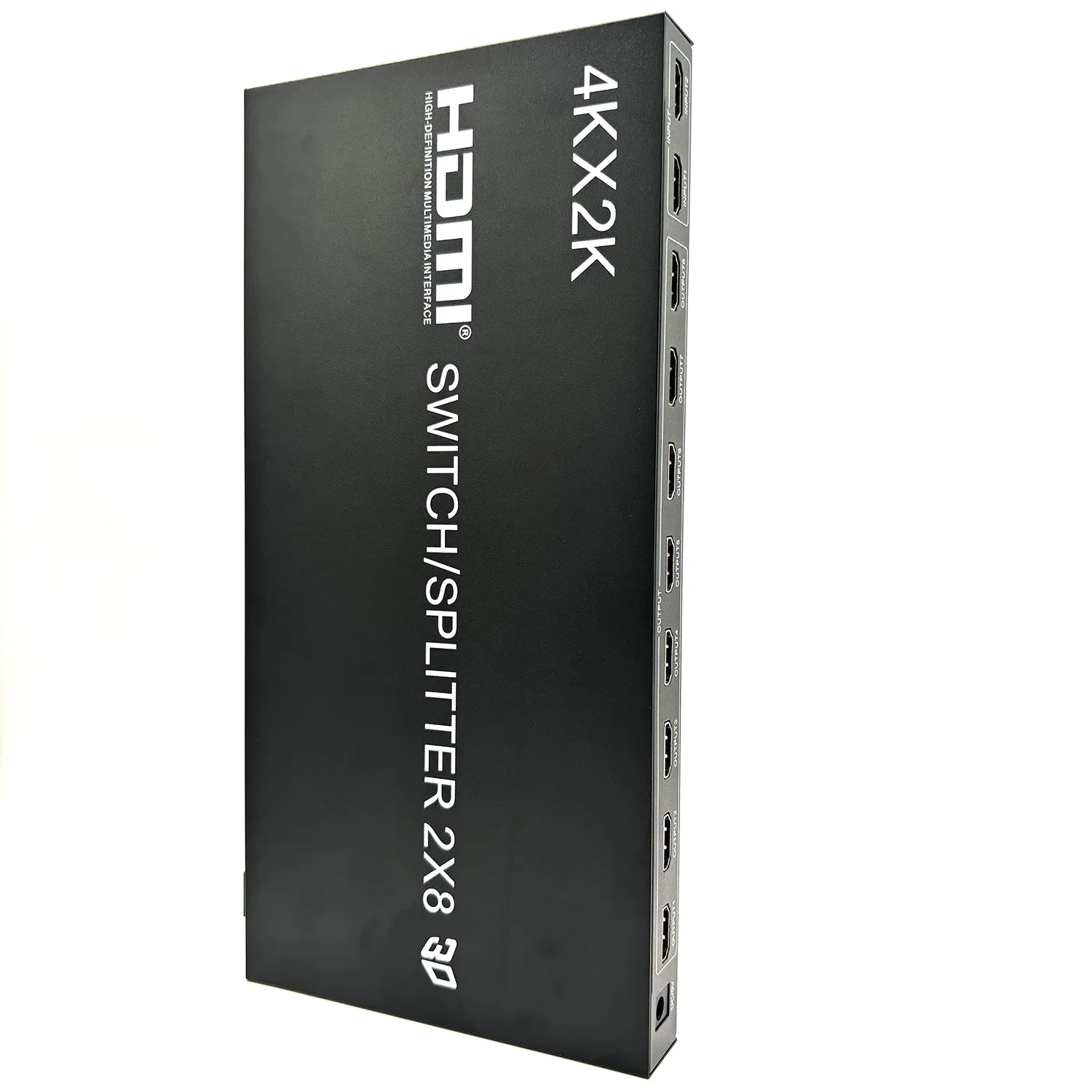 3D 4K 2x8 HDMI Switch Screen Splitter Video Converter 2 in 8 Out for PS4 DVD Camera Laptop PC To 2 4 6 8 TV Multi Screen Display