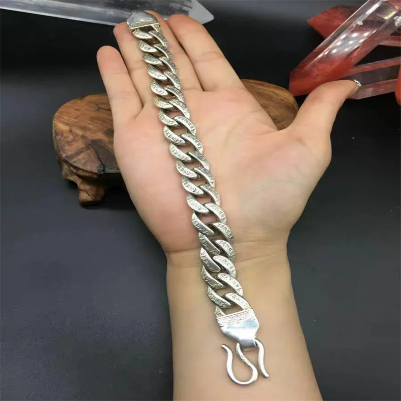 Mai Chuang/ Tibetan Silver String Type Bracelet Fashion Bangles Personality Charm Jewelry Exquisite  Men and Women Couple Gift