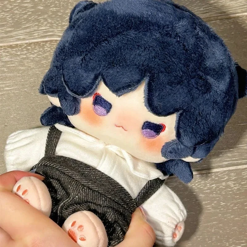 

Anime Genshin Impact Balladeer Wanderer 20cm Cute Plush Doll Cotton Body Cosplay Dress Up Outfit Plushie Kids Toys Xmas Gift