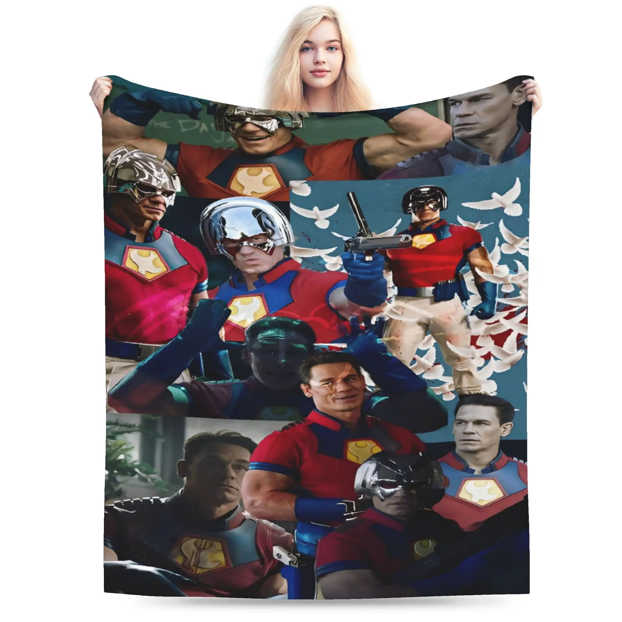 صانعي السلام بطانيات قطيفة الطفل الفانيلا رمي بطانية للمنزل ديكور دافئ مخصص جودة المفرش هدية فكرة #1