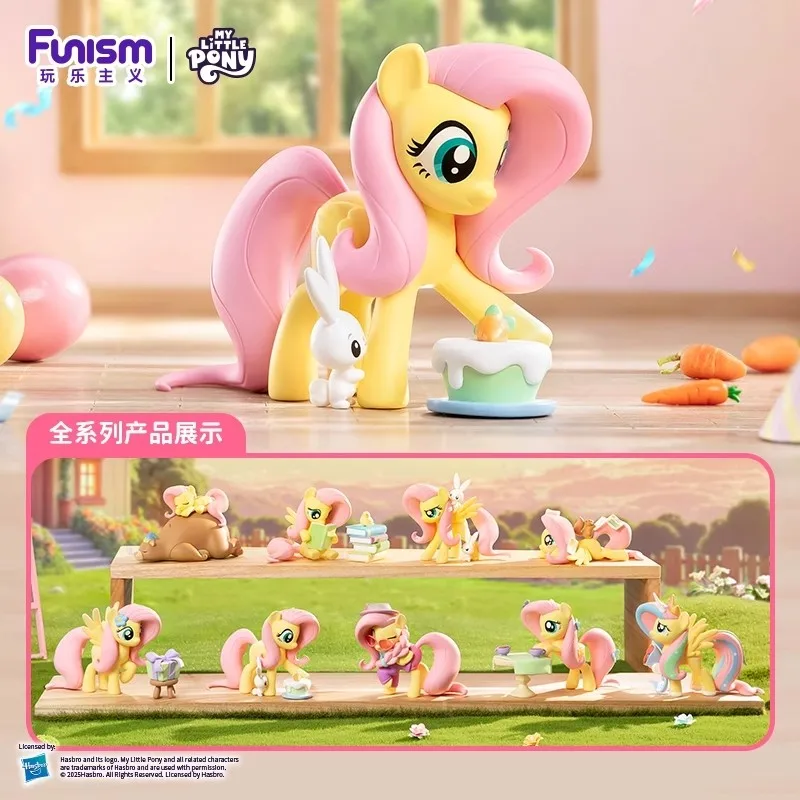 

Original My Little Pony Fluttershy Sweet Diary Series Blind Box Kawaii Pony Modol Cute Home Office Desk Decor Girls Kids Gift