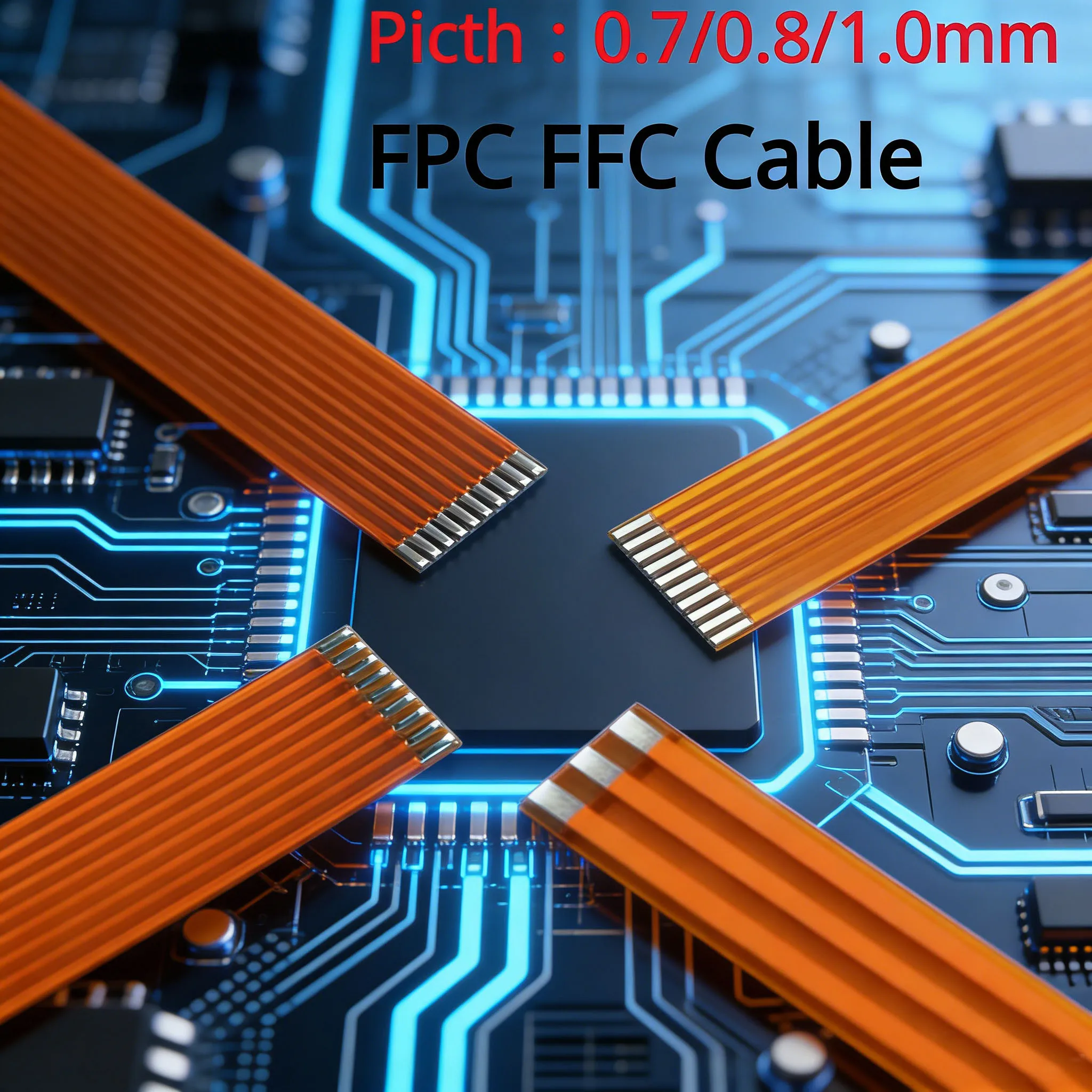 1PCS/LOT 0.7mm Pitch FFC/FPC Cable PCB Connector 3-40Pin Flexible Flat Wire Connector for Precision Electronic Devices