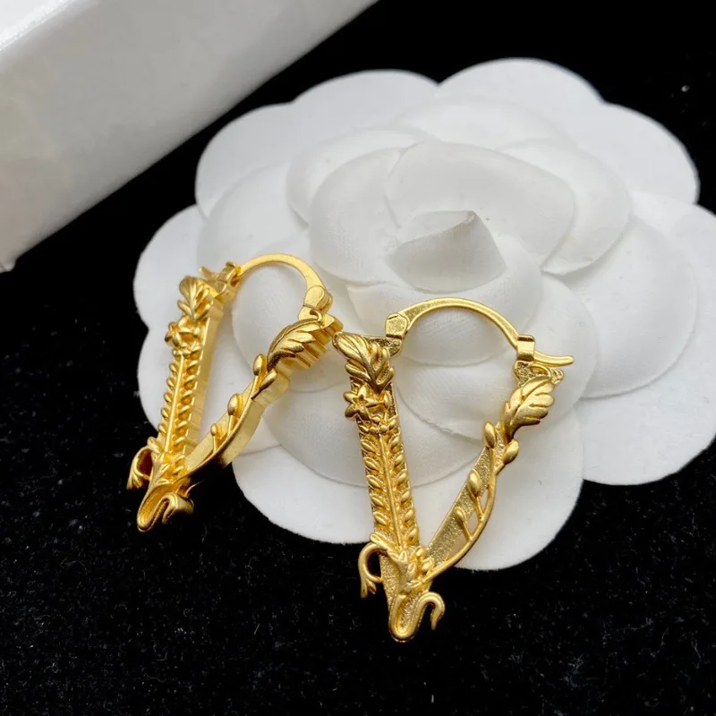 Fanjia أقراط جديدة ريترو رسالة ميدوسا أقراط الأنوثة Grandiose نسخة عالية أقراط عالية الملمس بالجملة #4