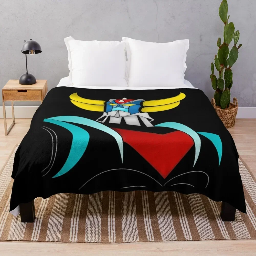 

Grendizer, Goldorak Throw Blanket Foldable Soft Warm Blanket for Outdoor Use