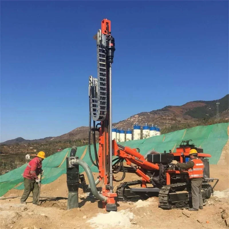 YG Factory Direct Price Drill Rig Machine SR800 Steel Track Portable Water Well Drilling Rig Machine Positive Circulation Drill