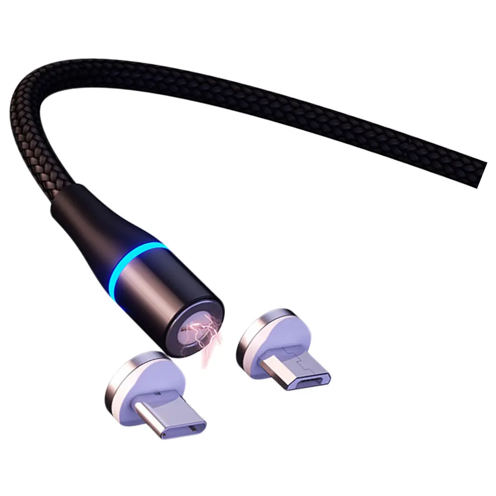 

Cable for Type- Fast Charging 3A LED Indicator Auto Adsorption Enhanced Magnet for Mobile