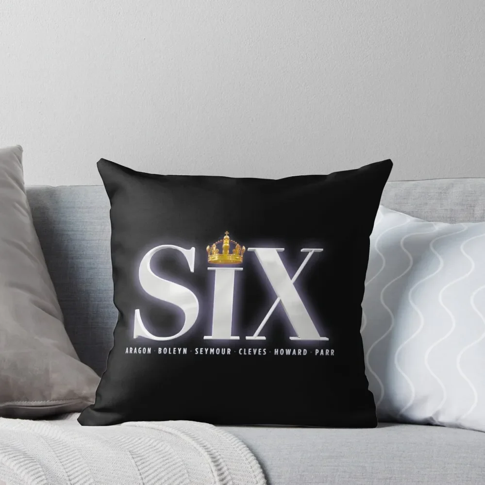 

Six the Musical Logo Throw Pillow