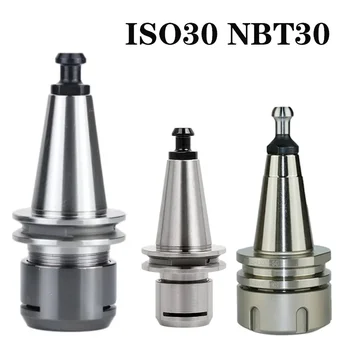 Nisoiso30 knife shank precision 0.001mm ER11 CNC machine ER20 ER20 ER32 ER32 45 60 70 100L tool holder for central ATC spindle