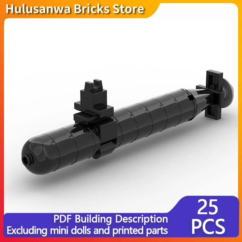 

Модель подводной лодки класса Лос-Анджелес MOC, строительные кирпичи, военное оборудование, модульные технологии, подарки, праздник, сборка, детские игрушки, костюм