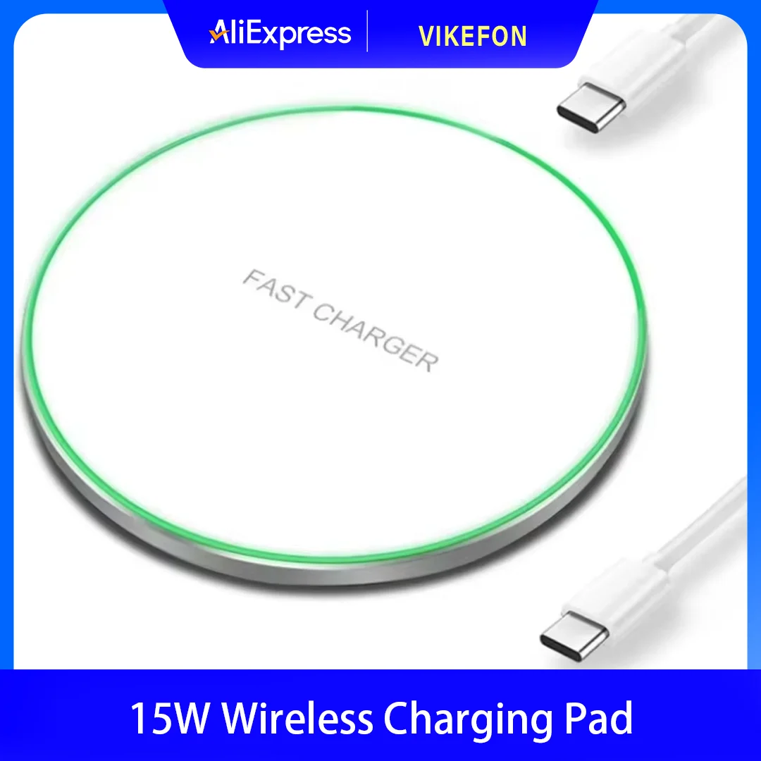 Wireless Charger For iPhone 18 17 16 15 14 13 Pro Xs Max Mini X Induction Fast Charging Pad For Samsung S22 S21 s8 s9 s10 Note