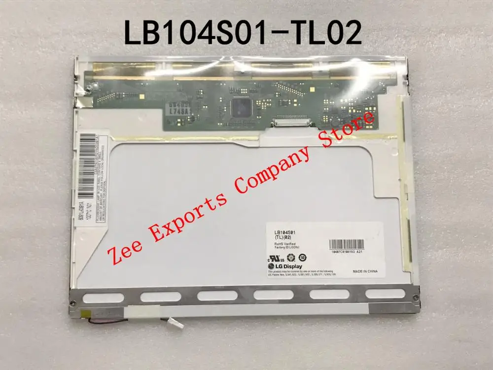 Free Shipping LB104S01(TL)(01) LB104S01(TL)(02) 10.4 Inch LCD Display Screen Panel 100% Tested for Shipping LB104S01 TL01