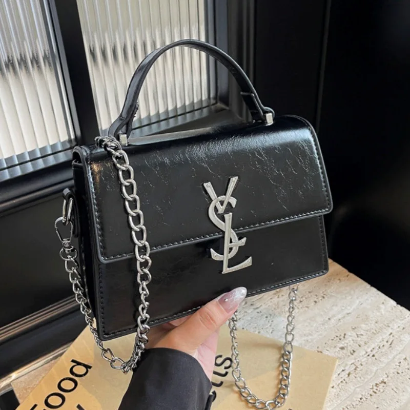 

2025 New Designer Small Rectangular Handbag for Women, Elegant Single Shoulder Crossbody Bag, Fashion Casual Style Purse