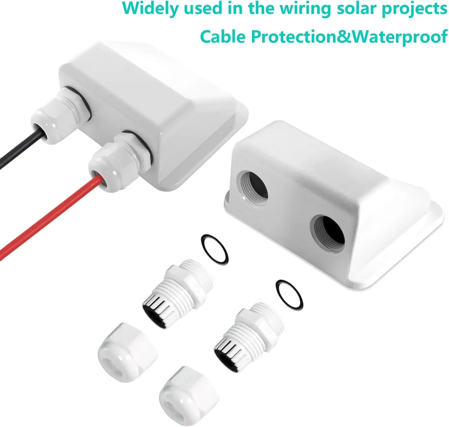 Drill-Free Plastic Solar Panel Corner Brackets - Durable for RV/Yacht/Solar Racking