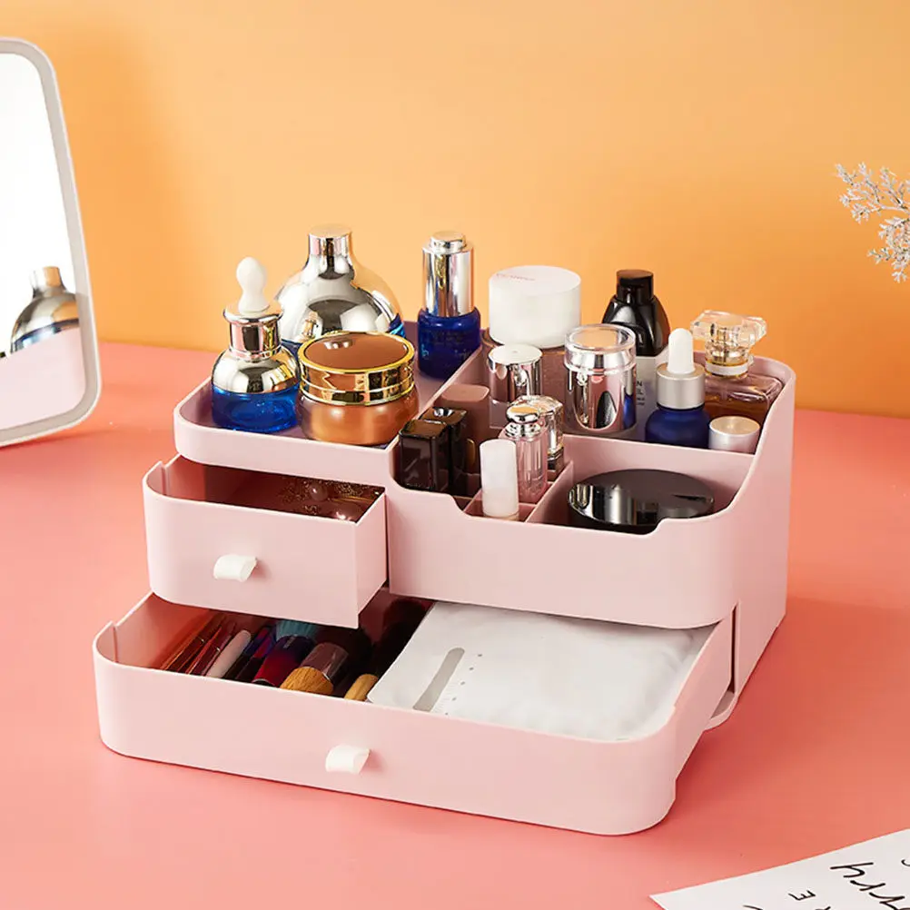 

1Pcs Stackable Drawer Storage Box High Quality PP Material Space Saving Multi Layer Desktop Organizer for Cosmetics Stationery