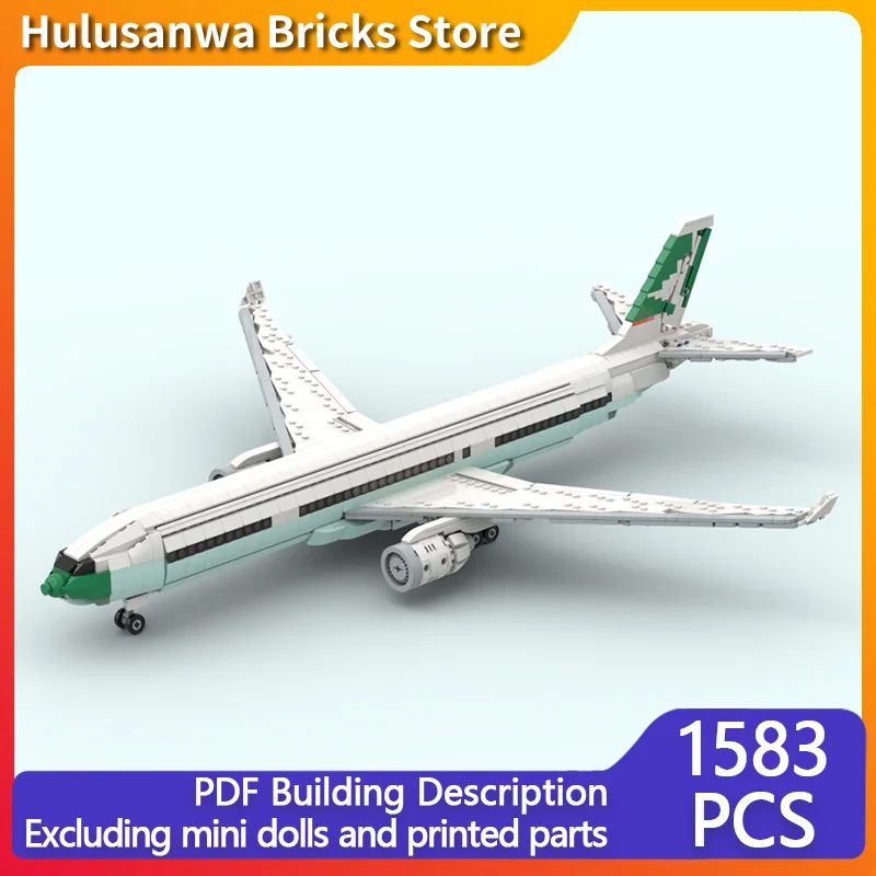 

Конструктор A330-300: Средняя модель самолета Airbus, модульные технические детали, подарки, праздничный набор для сборки, детские игрушки