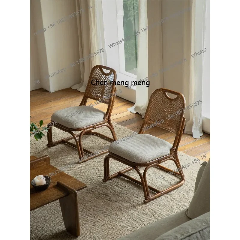 

Rattan, small chair imported natural plant rattan home leisure tea room chair